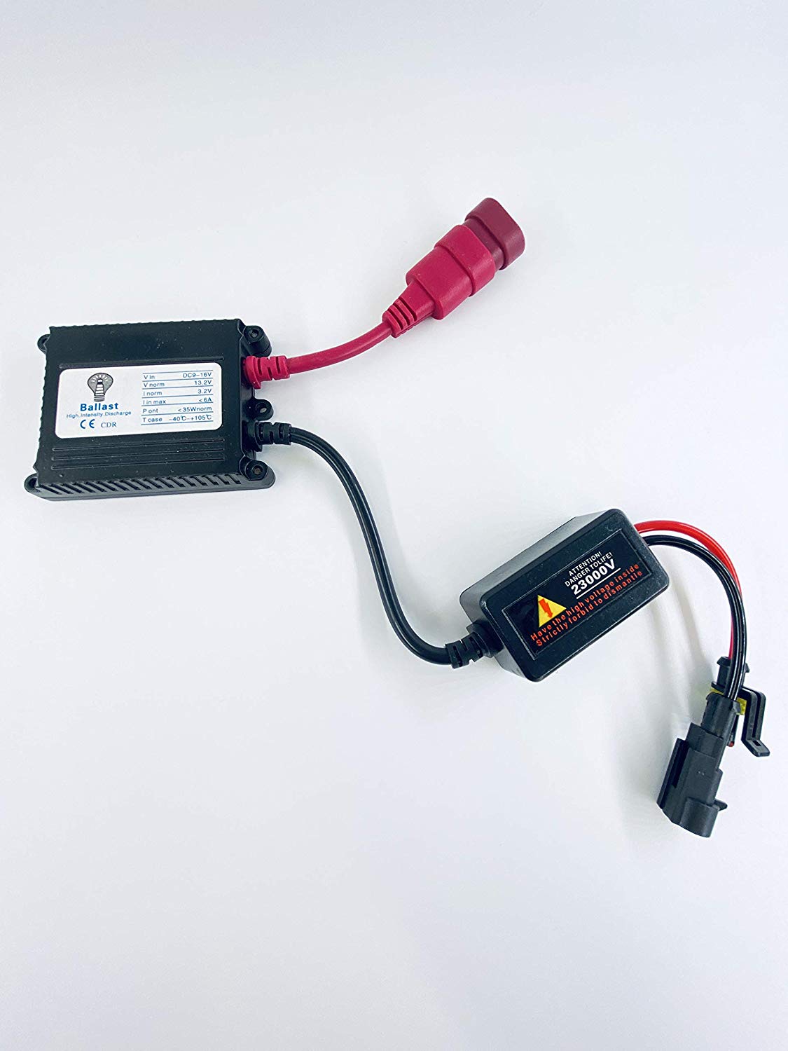 CDRAUTO Slim 35w 12v HID Replacement Slim Ballast for H1 H3 H4 H7 H10 H11 9005 9006 D2r D2s All Sizes