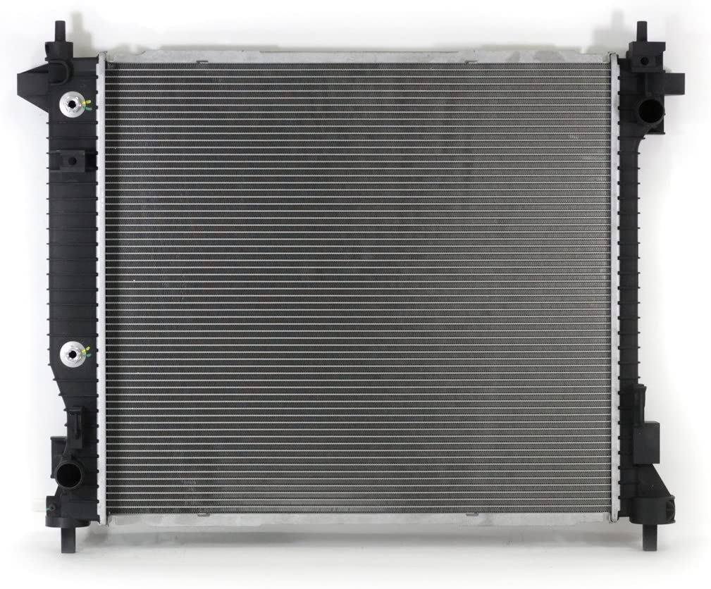 Radiator - Cooling Direct For/Fit 13241 10-16 Cadillac SRX 3.0/3.6L V6 Plastic Tank Aluminum Core 1-Row WITH Transmission Oil Cooler