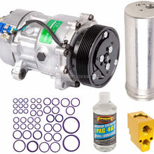 For VW Golf 1998-2005 and VW Jetta 1998-2001 AC Compressor w/A/C Repair Kit - BuyAutoParts 60-80135RK New
