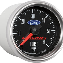 Auto Meter 880106 Ford Racing Series Mechanical Boost Gauge