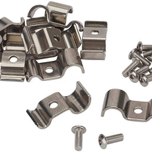 Dual Line Stainless Steel Line Clamps, 3/8-3/16 Inch