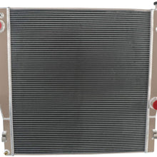 CoolingCare 62MM 4 Row Aluminum Radiator for Dodge Ram 2500&3500 5.9L 6.7L Cummins Diesel 2003-2009