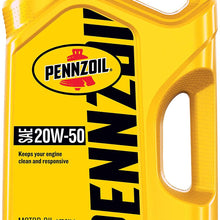 Pennzoil 550045212-3PK 5 quart 20W-50 Motor Oil (SN Jug 3pk.)