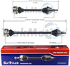 SurTrack Pair Set of 2 Front CV Axle Shafts For VW Corrado Golf Jetta Passat FWD