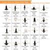 EZYKOO 465 Pcs Car Retainer Clips & Plastic Fasteners Kit - 19 Most Popular Sizes Auto Push Pin Rivets Set -Door Trim Panel Clips Compatible with GM Ford Toyota Honda Chrysler