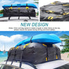 Z8LED 500D Car Top Carrier,19 Cubic Feet Waterproof Rooftop Cargo Carrier Fits for All Vehicle With&Without Rack,Pickup Truck