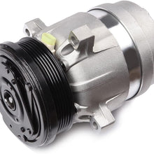 Ineedup AC Compressor and A/C Clutch for Pontiac Grand Prix Oldsmobile Intrigue Chevrolet Monte Carlo 3.8L 1997-2003 CO 20452C