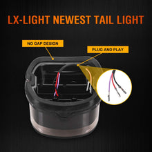 DOT Approved Smoked LED Tail Light with Turn Signal Brake License Plate Light for Harley Dyna Fatboy Road King Electra Glide Nightster Street Bob,EMC Bulit-in