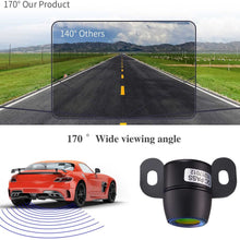170° Backup Camera Reverse Rear View Night Vision with Parking Lines HD Waterproof Easy Install CMOS Camera GPFATTRY (XHD Camera)