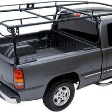 7BLACKSMITHS Full Size Truck Contractors Rack Ladder Pickup Kayak Lumber Rack Side Bar Long Cab（You Will get 2 Boxes）