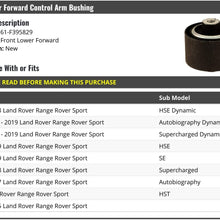 Front Lower Forward Control Arm Bushing - Compatible with 2014-2019 Land Rover Range Rover Sport