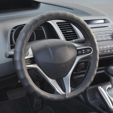 BDK SW-899-MB (14.5-15.5) Ergonomic ComfortGrip Originals Leather Car Steering Wheel Cover for Car Auto (Sedan Truck SUV Minivan)(Medium/Tan Beige) -Universal Fit, Easy Installation, Max Protection