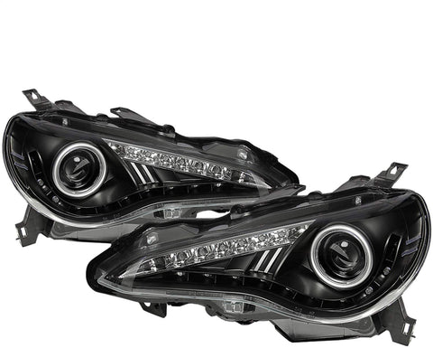 Spyder Auto 5075413 Projector Style Headlights Black/Clear