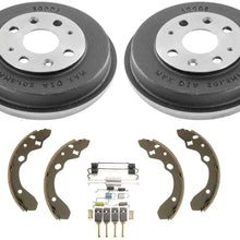 Mazda Protege Fits Ford Escort Tracer Mazda 323 (2) Brake Drums Shoes Springs