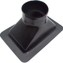 Allstar ALL42140 Black 5-1/2" x 8" Single Hole Centered Plastic Brake Cooling Duct