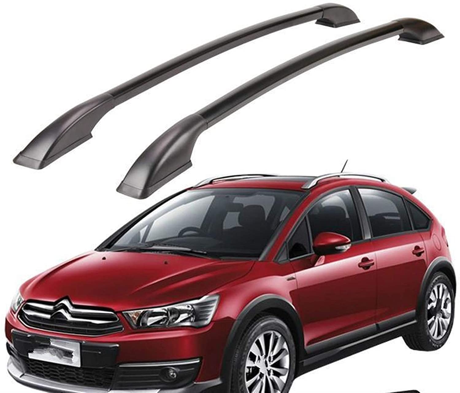 Car Luggage Rack Without Perforation for Citroen Sega 1.3 Meters Abs Luggage Rack Car Accessories Protection Apply to Automobiles (Color : 1)