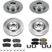 Power Stop KOE7510 Autospeciality Replacement Front and Rear Brake Kit- OE Rotors & Ceramic Brake Pads