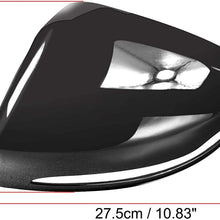 X AUTOHAUX Pair New Exterior Rear View Mirror Housing Door Wing Mirror Covering Cap for Mercedes Benz AMG 2015-2019
