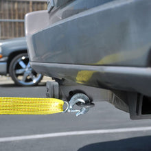 Neiko 51005A Heavy Duty Tow Strap with Safety Hooks | 2” x 20’ | 10,000 LB Capacity | Polyester