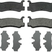 ACDelco 17D573 Professional Organic Rear Disc Brake Pad Set