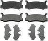 ACDelco 17D573 Professional Organic Rear Disc Brake Pad Set