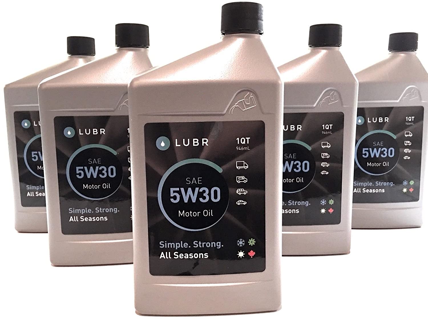 LUBR All Seasons 5W30 Motor Oil - Pack of 5