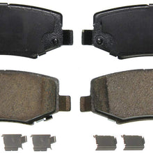Wagner QuickStop ZD1274 Ceramic Disc Pad Set, Rear