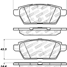 StopTech 309.11610 Street Performance Rear Brake Pad