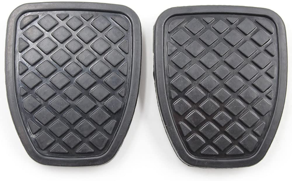 KOAUTO 2Pcs Brake & Clutch Pedal Pad Rubber Cover for Subaru Forester MT 36015GA111