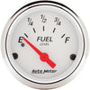 AUTO METER 1317 Arctic White Fuel Level Gauge