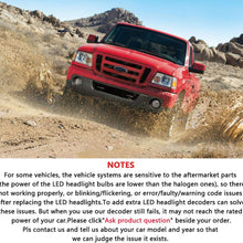 AnyCar Led Headlight Decoder H4 HB2 9003 Canbus Resistor Anti-flicker Harness Headlight Bulb Decoder for LED Headlight Warning (H4/HB2/9003)