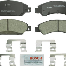 Bosch BC1092 QuietCast Premium Ceramic Disc Brake Pad Set For Select Cadillac Escalade, ESV, EXT; Chevrolet Avalanche, Silverado 1500, Classic, Suburban, Tahoe; GMC Sierra, Classic, Yukon, XL + More; Front