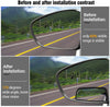 Audew 2 Pack Square Blind Spot Mirror 360° ABS Glass for All Universal Vehicles Car Fit Stick-on Design