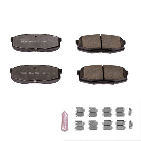 Power Stop Z36-1304, Z36 Truck & Tow Carbon-Fiber Ceramic Rear Brake Pads