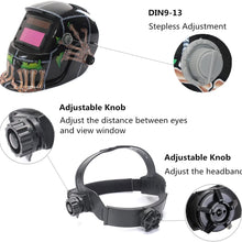 AUDEW Solar Auto Darkening Welding Helmet Arc Tig Mig Mask Grinding Welder Mask Skull