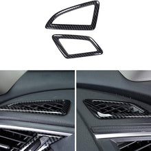 HKPKYK Car Dashboard Air Conditioner Vent Trim Frame ABS Carbon Fiber Style Decoration Accessories,for Honda Civic 2019 2018 2017 2016