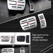 Moonlinks for Audi A4 A5 A6 A7 A8 Q5 SQ5 Q7/Porsche Macan Pedal Covers, Anti-Slip Aluminium Alloy Gas and Brake Pedal Cover Set(a Set of 2)