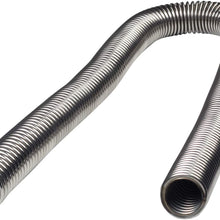 SUPERFASTRACING 48" Flexible Stainless Steel Radiator Coolant Water Hose Kit with Caps Universal