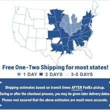 Callahan CCK11692 FRONT OE [2] Calipers + [2] Drilled/Slotted Rotors + Quiet Low Dust [4] Ceramic Pads Kit