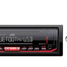 JVC KD-X260BT Built-in Bluetooth, AM/FM, USB, MP3, Pandora, Spotify, iHeartRadio Digital media receiver, Works with Apple and Android Phones, iPod/iPhone Music Playback / FREE ALPHASONIK EARBUDS