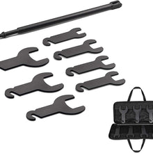 Mekar 43300 Pneumatic Fan Clutch Wrench Set Clutch Removal Tool Kit Compatible with Jeep, Ford, GM,Chrysler