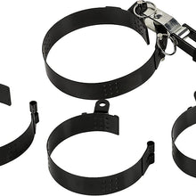 ARES 56039 - 4-in-1 Swivel Oil Filter Wrench - 2 3/8" to 4 3/8" (60mm to 110mm) Capacity - 180 Degree Swivel for Better Access, Self-Tightens on Filter