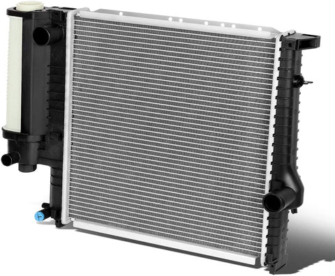 1295 Factory Style Aluminum Cooling Radiator Replacement for 91-99 318I/318TI/318IS/Z3 1.8L/1.9L AT/MT