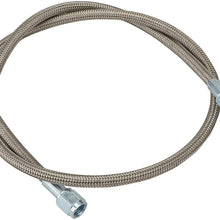 36 Inch Braided S.S. Brake Line - Straight AN3-2 Pack