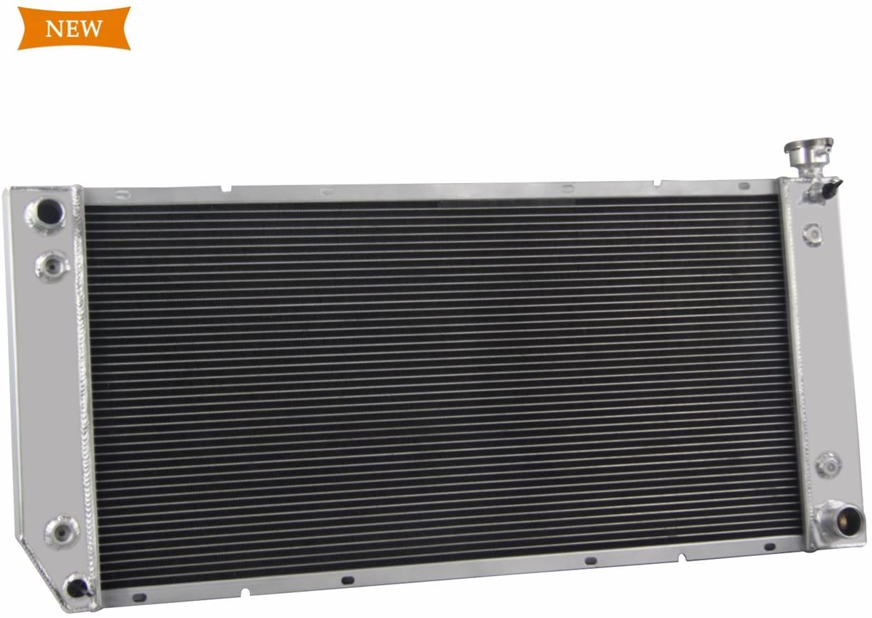 Primecooling 55MM 3 Row Core Aluminum Radiator for Chevrolet GMC C/K Series 1500 2500 3500 Pickup Trucks Yukon 1988-2000