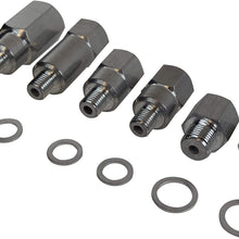 ICT Billet LS Master Adapter Set Engine Oil & Coolant Sensor Gauge 1/8 3/8 1/2 NPT LS1 LS3 Compatible with Small Block Big Block Chevy Chevrolet LS2 LQ4 LQ9 LS6 L92 L99 L33 LR4 551156