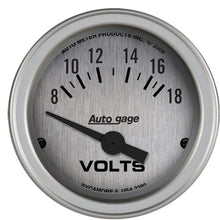 AUTO METER (2380 Silver 2-1/16" Voltmeter with Panel