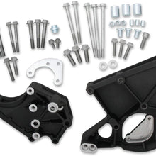 Holley Accessory Drive Bracket Kit, Ls/Lt, Works W/Sd-Black