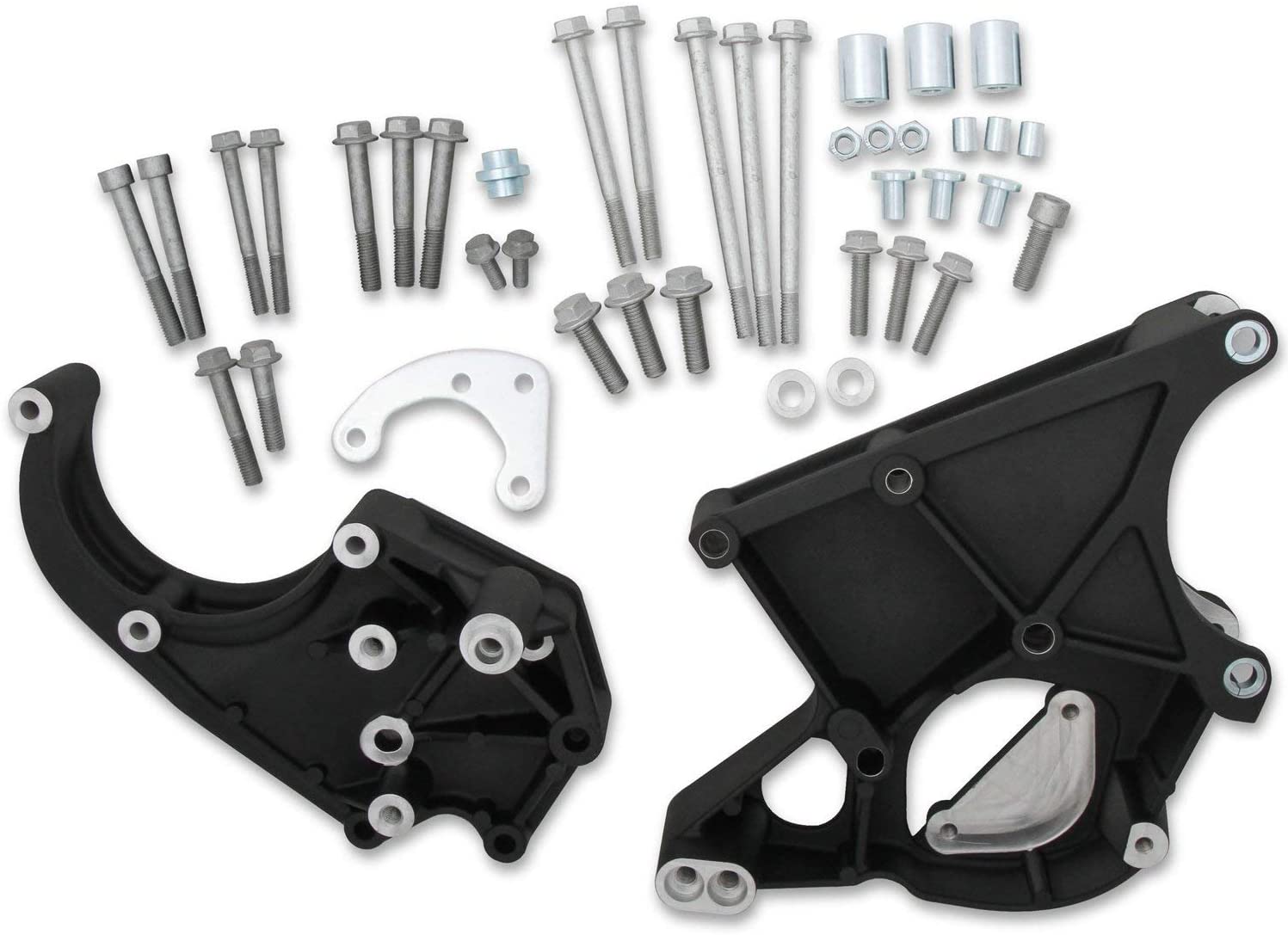 Holley Accessory Drive Bracket Kit, Ls/Lt, Works W/Sd-Black