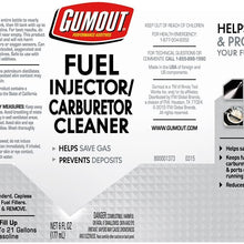 Gumout 510021W-6PK Fuel Injector & Carburetor Cleaner, 6 oz. (Pack of 6)